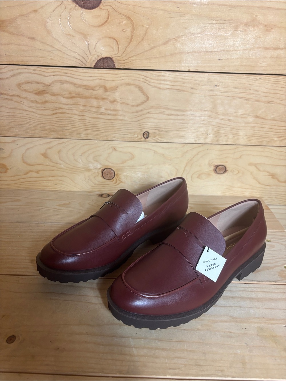Nwt Cole Haan Gwendolyn waterproof penny loafers 9.5